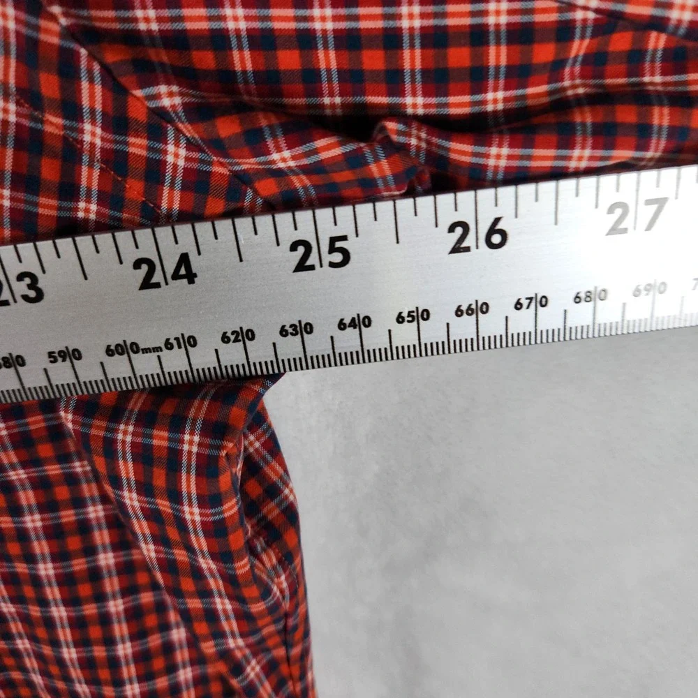 Polo‎ Ralph Lauren Regent Custom Fit Red Plaid Long Sleeve Shirt XXL